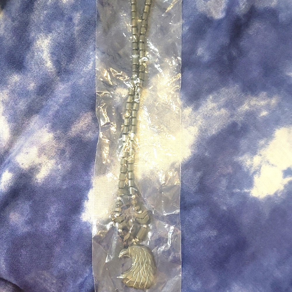 Silver Eagle Pendant Necklace